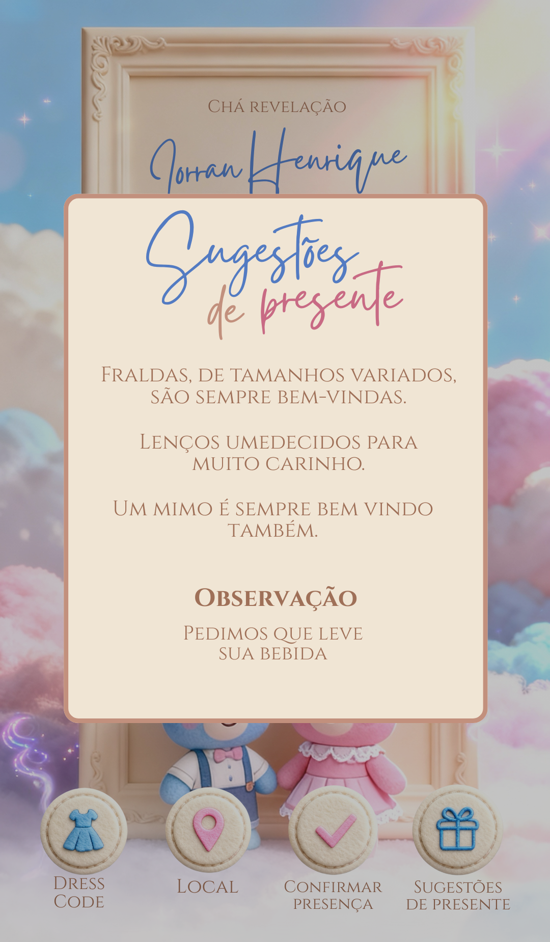 Sugestões de presente